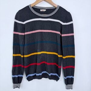 Faherty Multicolor Striped Crew Neck Sweater